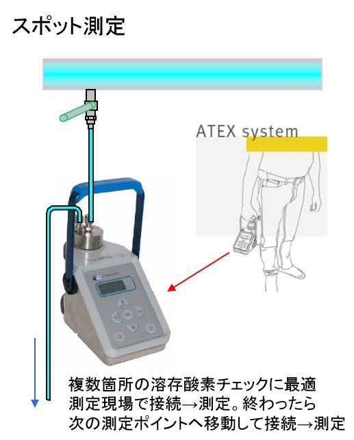 最安値セール アズワン ポータブル防水溶存酸素メーター用交換電極 (1本)(DO-500) 目安在庫=○：いぃべあー 店 