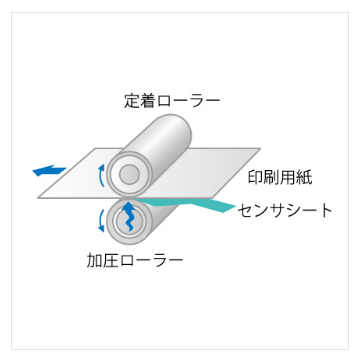 定着部圧力分布測定