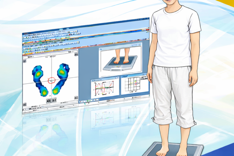 据え置き型足圧分布測定システム　フットビューSAM
